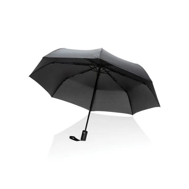  21" Impact AWARE™ RPET 190T auto open/close umbrella - XD Collection Black 