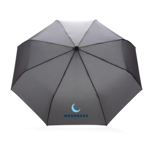  21" Impact AWARE™ RPET 190T auto open/close umbrella - XD Collection Anthracite 