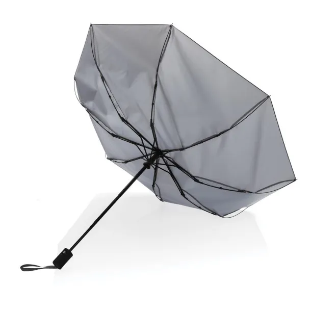  21" Impact AWARE™ RPET 190T auto open/close umbrella - XD Collection Anthracite 