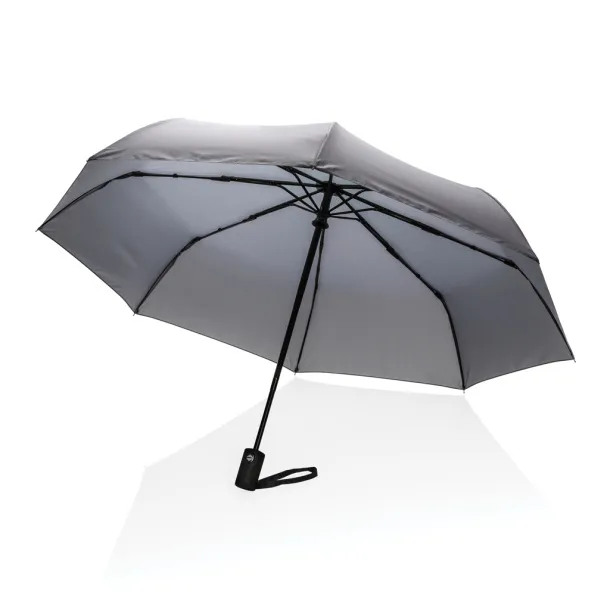  21" Impact AWARE™ RPET 190T auto open/close umbrella - XD Collection Anthracite 