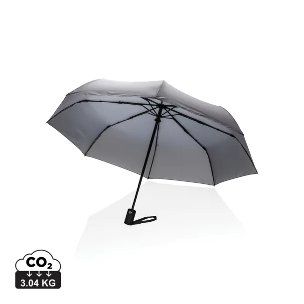  21" Impact AWARE™ RPET 190T auto open/close umbrella - XD Collection Anthracite 