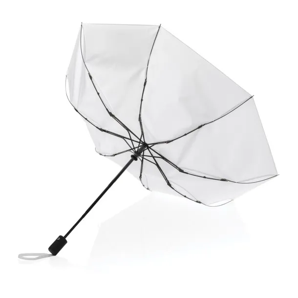  21" Impact AWARE™ RPET 190T auto open/close umbrella - XD Collection White 