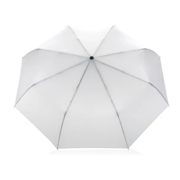  21" Impact AWARE™ RPET 190T auto open/close umbrella - XD Collection White 