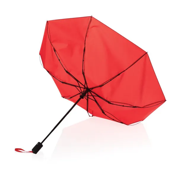  21" Impact AWARE™ RPET 190T auto open/close umbrella - XD Collection Crvena 