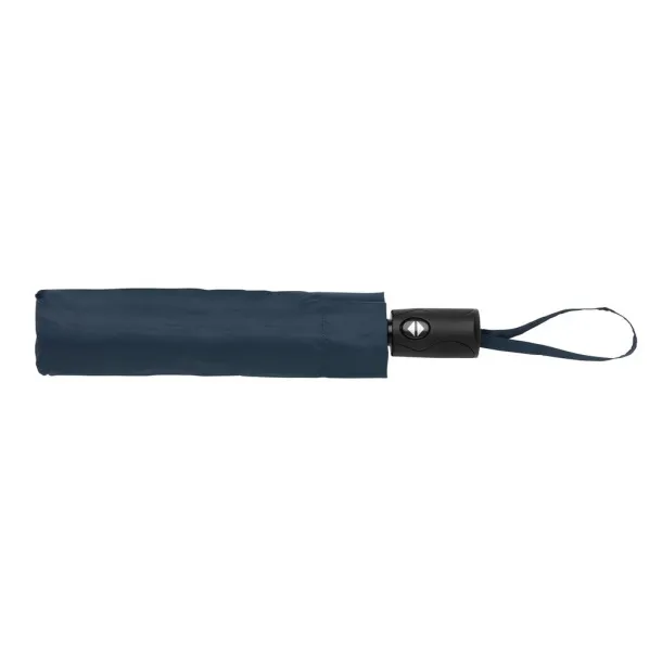  21" Impact AWARE™ RPET 190T auto open/close umbrella - XD Collection Navy Blue 