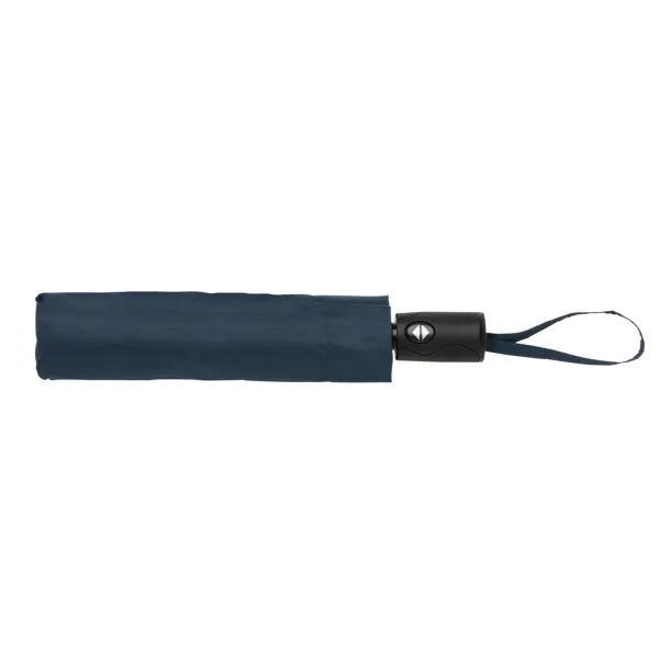  21" Impact AWARE™ RPET 190T auto open/close umbrella - XD Collection Navy Blue 