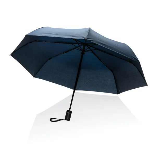  21" Impact AWARE™ RPET 190T auto open/close umbrella - XD Collection Navy Blue 