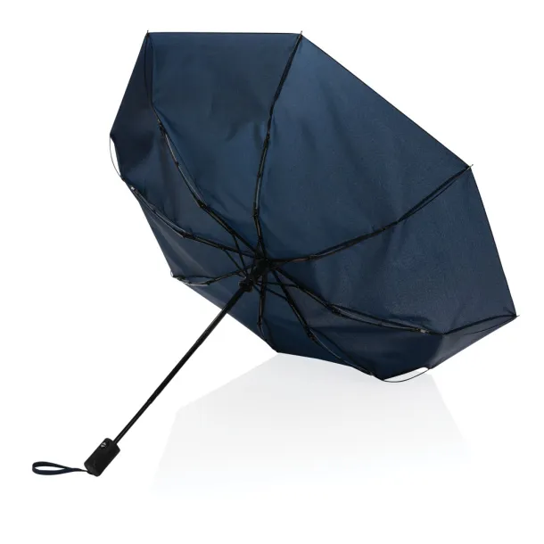  21" Impact AWARE™ RPET 190T auto open/close umbrella - XD Collection Navy Blue 