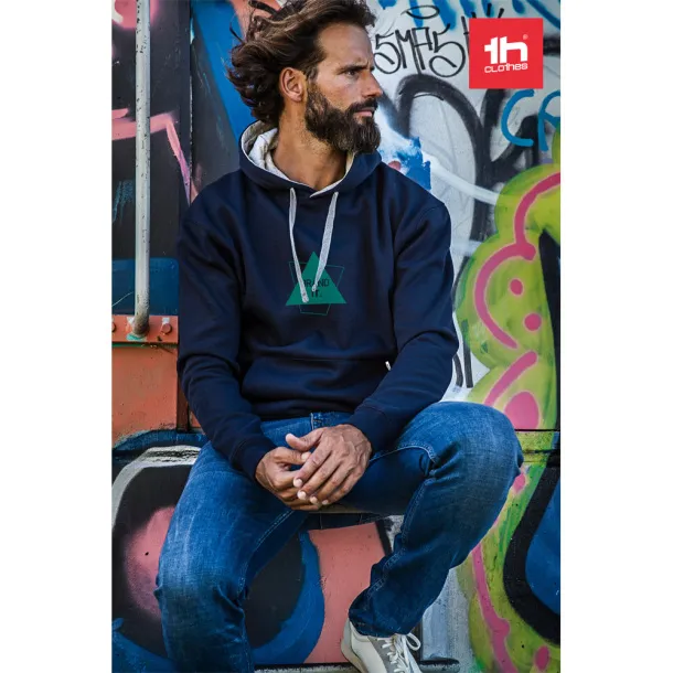 MOSCOW unisex hoodica, 320 g/m² Mornarsko plava