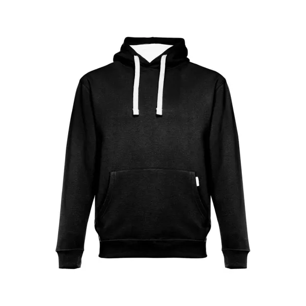 MOSCOW unisex hoodica, 320 g/m² Crna Bijela