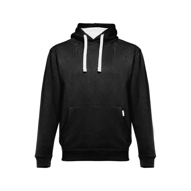 MOSCOW unisex hoodica, 320 g/m² Crna Bijela