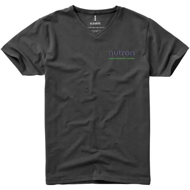 Kawartha short sleeve men's GOTS organic t-shirt - Elevate NXT Anthracite