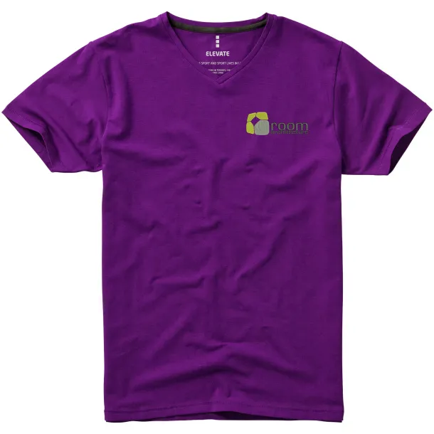 Kawartha short sleeve men's GOTS organic t-shirt - Elevate NXT Plum