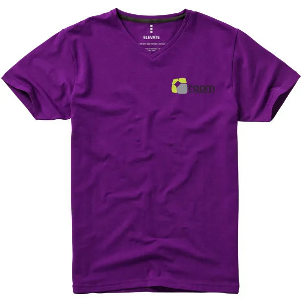 Kawartha short sleeve men's GOTS organic t-shirt - Elevate NXT Plum