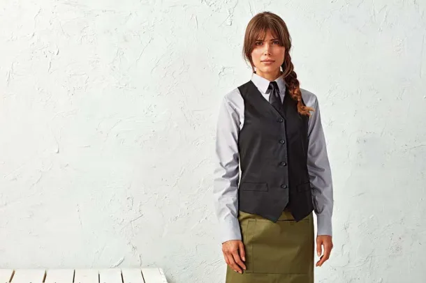  LADIES’ HOSPITALITY WAISTCOAT - Premier Burgundy