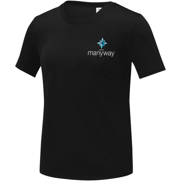 Kratos short sleeve women's cool fit t-shirt - Elevate Essentials Crna