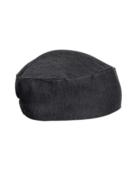  CHEF’S SKULL CAP - Premier Black Denim