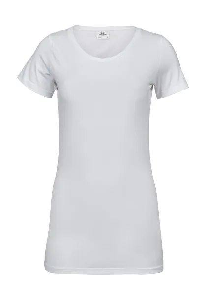  Ladies Stretch Tee Extra Long - Tee Jays Bijela