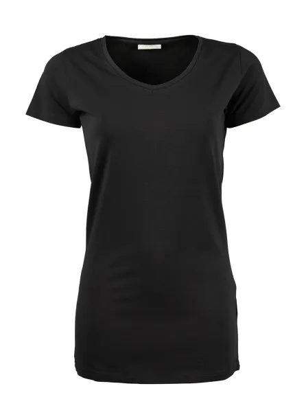  Ladies Stretch Tee Extra Long - Tee Jays Tamno siva