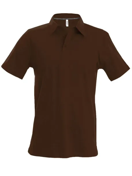  MEN'S SHORT-SLEEVED POLO SHIRT - Kariban Chocolate