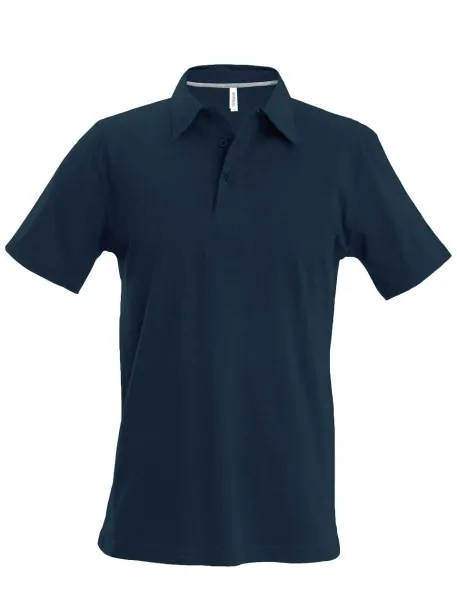  MEN'S SHORT-SLEEVED POLO SHIRT - Kariban Tamno siva