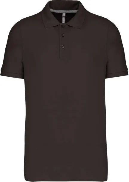  MEN'S SHORT-SLEEVED POLO SHIRT - Kariban Tamno siva