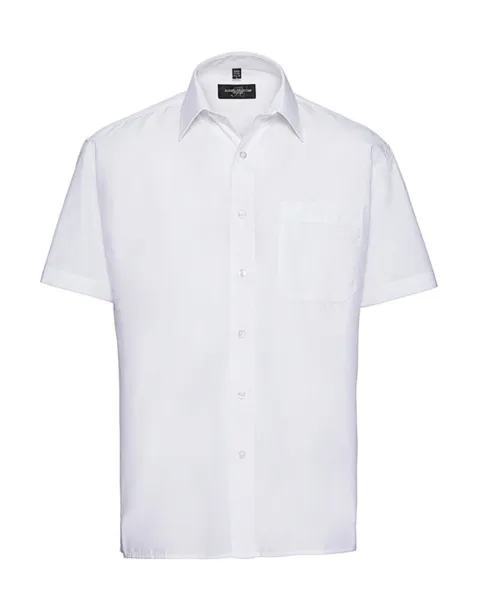  Poplin Shirt - Russell Collection Bijela