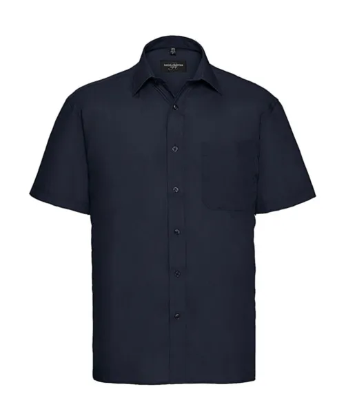  Poplin Shirt - Russell Collection French Navy