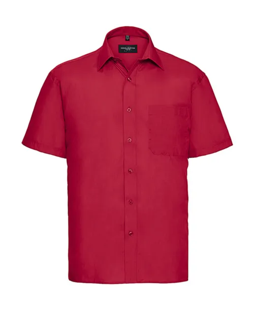  Poplin Shirt - Russell Collection Klasična crvena