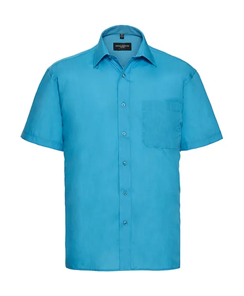  Poplin košulja - Russell Collection Turquoise