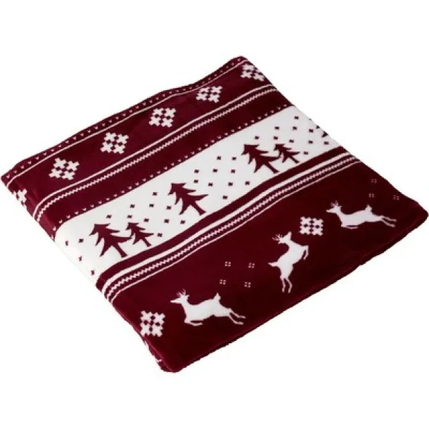  Fleece blanket burgundy