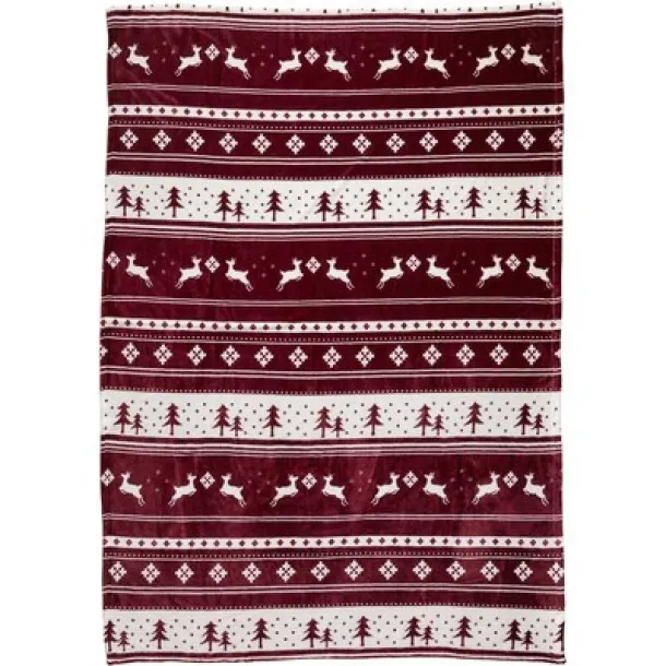  Fleece blanket burgundy