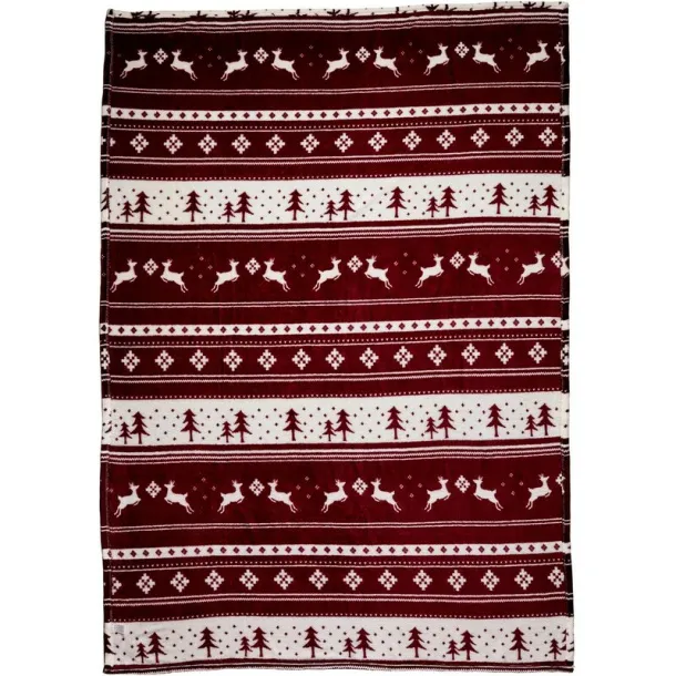  Fleece blanket burgundy