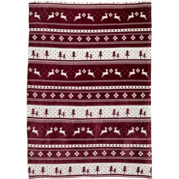  Fleece blanket burgundy