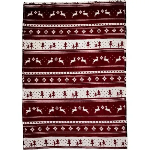  Fleece blanket burgundy