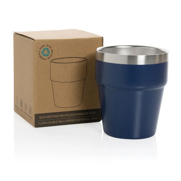  Clark RCS double wall coffee cup 300ML - XD Collection blue 