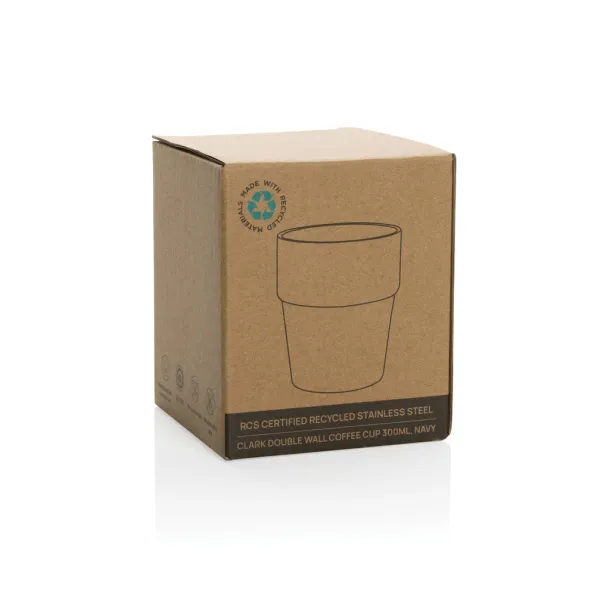  Clark RCS double wall coffee cup 300ML - XD Collection Black 