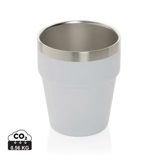  Clark RCS double wall coffee cup 300ML - XD Collection White 