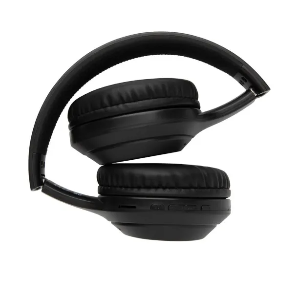  RCS standard recycled plastic headphone - XD Collection Black 