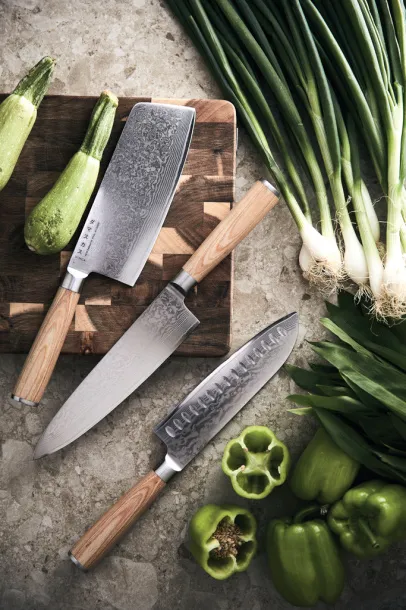  VINGA Hattasan Damascus Santoku nož - Vinga steel 