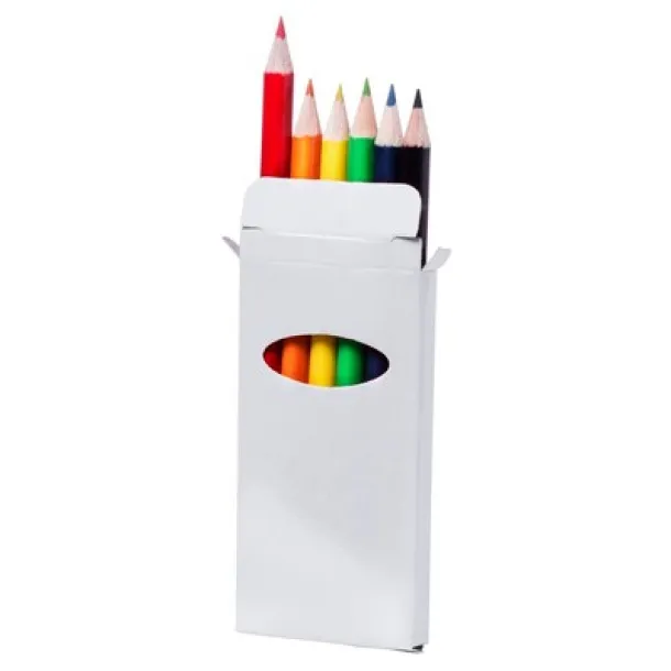  Colour pencil set white