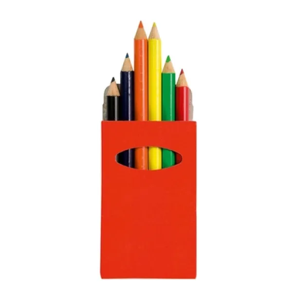  Colour pencil set red