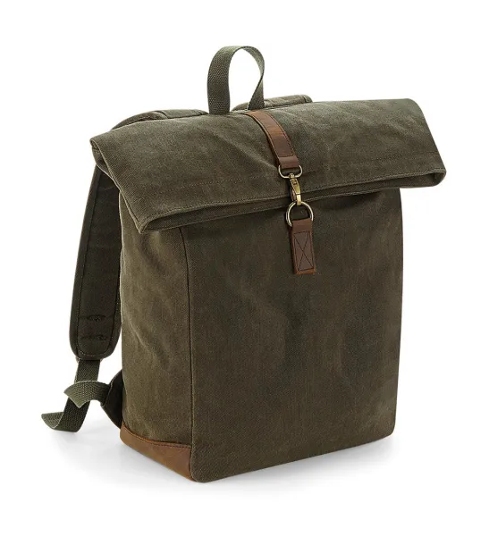  Heritage ruksak od voštanog platna - Quadra Olive Green