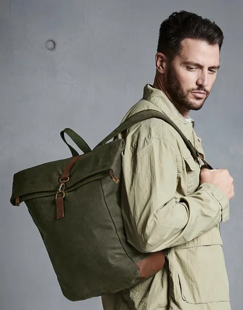  Heritage Waxed Canvas Backpack - Quadra