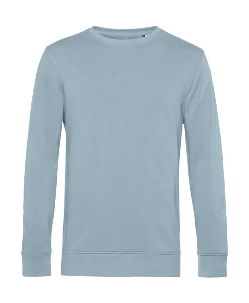  Organic Crew Neck French Terry - B&C Blue Fog