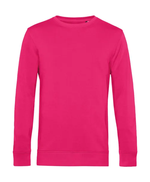  Organic Crew Neck French Terry - B&C Magenta Pink