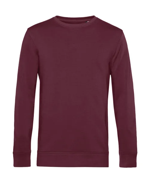  Organic Crew Neck French Terry - B&C Burgundy