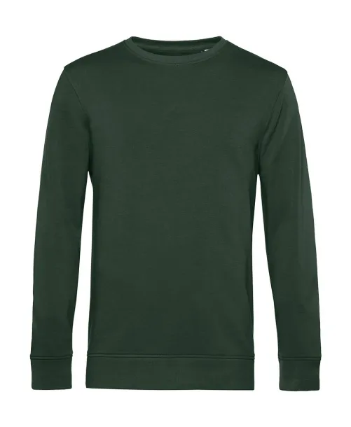  Organic Crew Neck French Terry - B&C Šumski zelena
