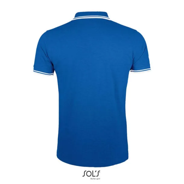 PASADENA MEN - POLO SHIRT - SOL'S Royal blue White