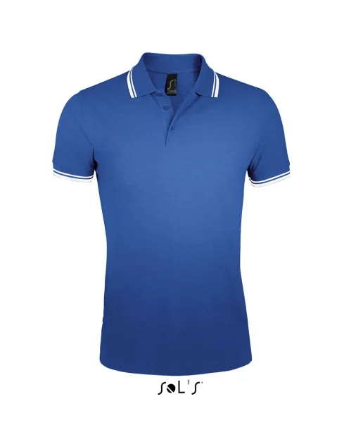 PASADENA MEN - POLO SHIRT - SOL'S Royal blue White